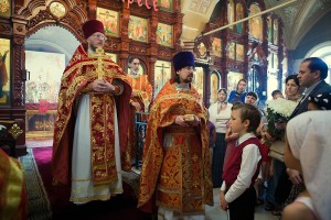 Проповедь настоятеля храма священника Александра Птицина и священника храма Дмитрия Сорокина